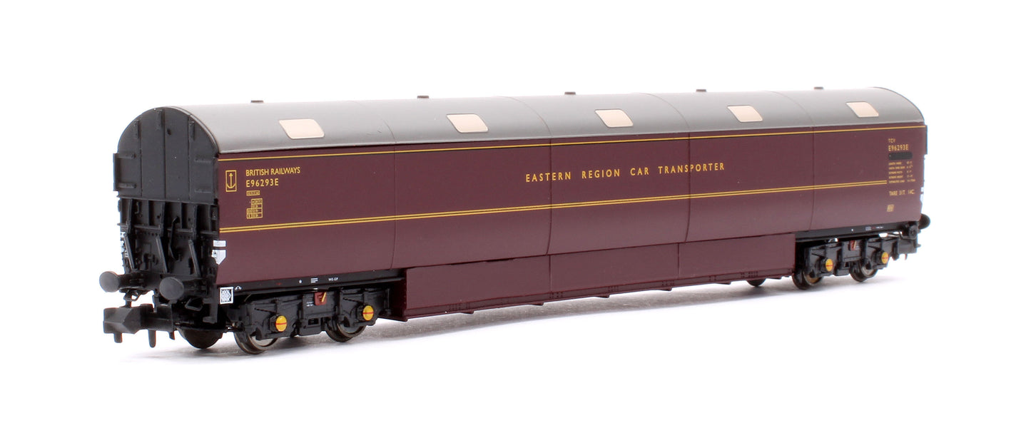 Newton Chambers Car Transporter Eastern Region BR Lined Maroon E96286/293/297E - Pack 2