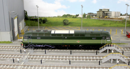 CM-D1500-TTGreen-SFW Highly Detailed Premium Weathered Class 47 BR Two Tone Green No.D1500 Diesel Locomotive - DCC Sound