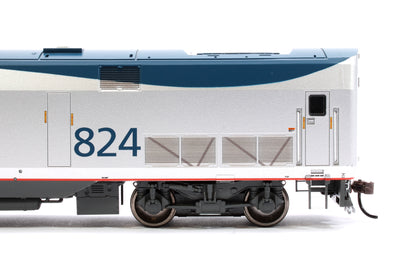 HO P40DC Diesel Locomotive, Amtrak, Phase V #824