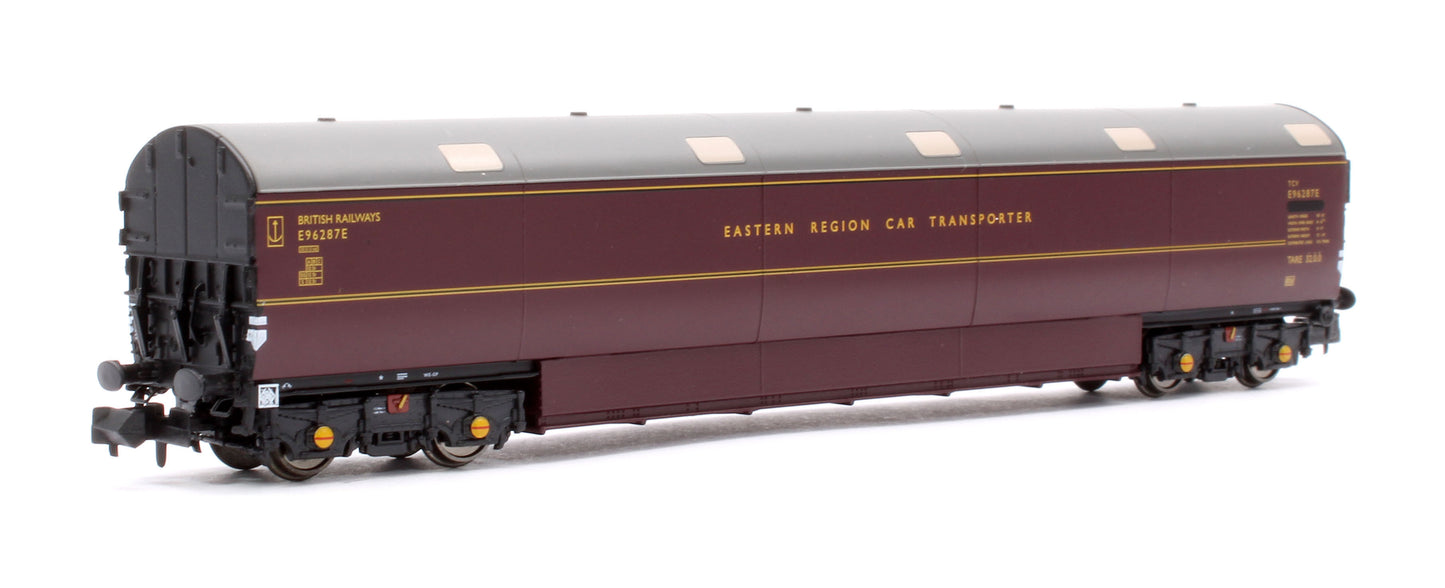 Newton Chambers Car Transporter Eastern Region BR Lined Maroon E96287/291/294E - Pack 3