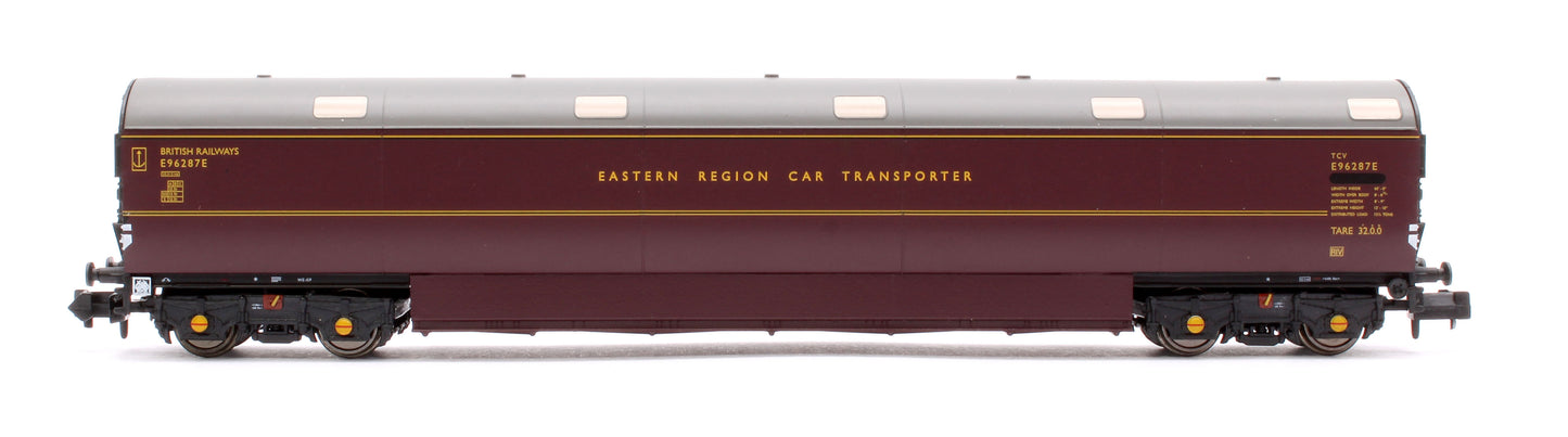 Newton Chambers Car Transporter Eastern Region BR Lined Maroon E96287/291/294E - Pack 3