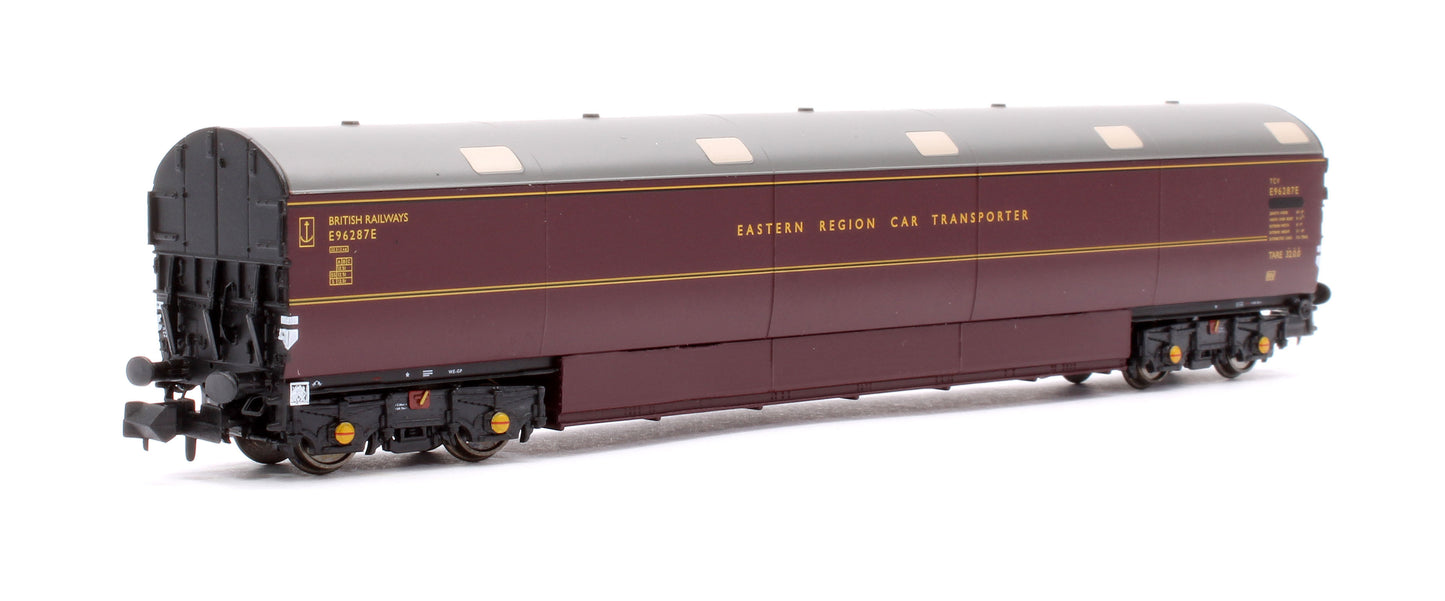 Newton Chambers Car Transporter Eastern Region BR Lined Maroon E96287/291/294E - Pack 3