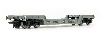 Pre-Owned Bogie Well Wagon BR Grey 'W41974'