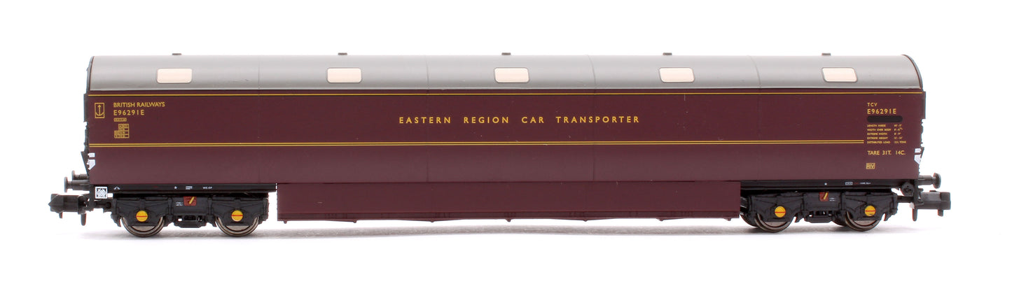 Newton Chambers Car Transporter Eastern Region BR Lined Maroon E96287/291/294E - Pack 3