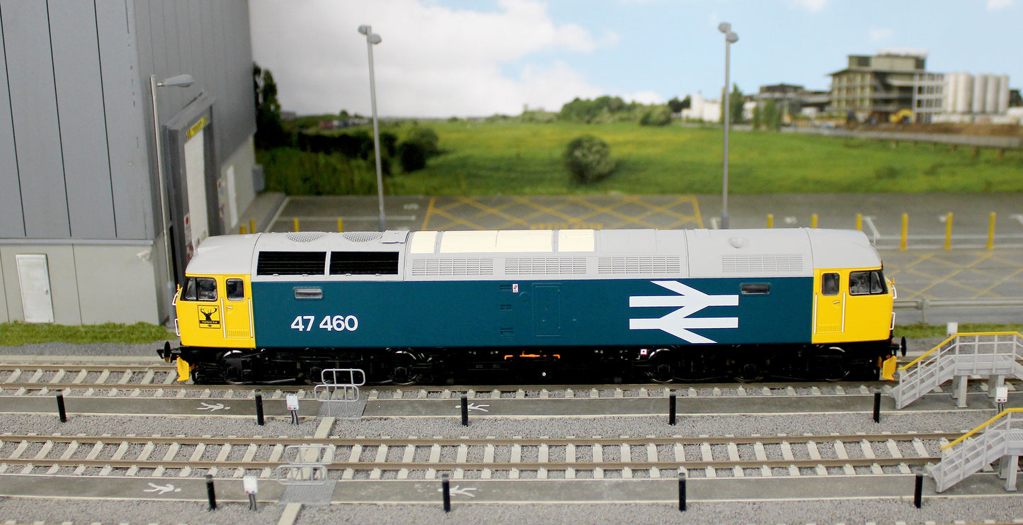 CM-47460-LL Class 47 BR Blue Large Logo No.47460 Diesel Locomotive