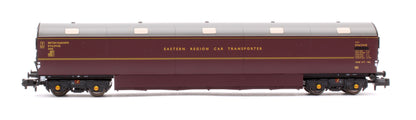 Newton Chambers Car Transporter Eastern Region BR Lined Maroon E96287/291/294E - Pack 3