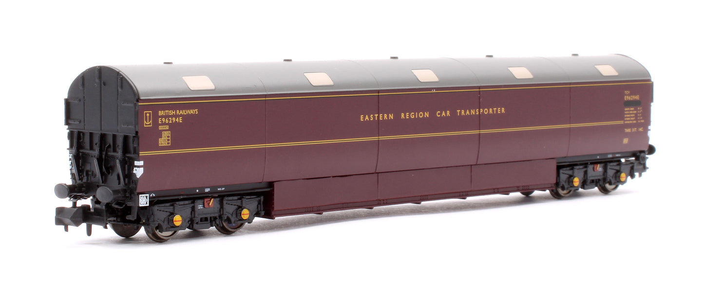 Newton Chambers Car Transporter Eastern Region BR Lined Maroon E96287/291/294E - Pack 3