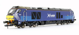 Pre-Owned Class 68006 'Daring' Scotrail Livery Diesel Locomotive (DCC Fitted)
