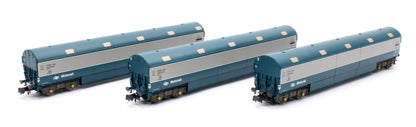 Newton Chambers Car Transporter BR Motorail BR Blue/Grey TCV E96290/297/298E - Pack 1