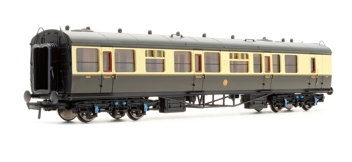 Pre-Owned 34-077 Collett Brake Composite Coach GWR Shirtbutton '6609'
