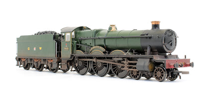 Pre-Owned Hall Class 4920 'Dumbleton Hall' GWR Lined Green Steam Locomotive - Custom Weathered