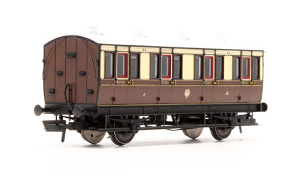 Pre-Owned H4-4C12-101 4 Wheel Composite 1st / 2nd '96' In GWR Chocolate & Cream