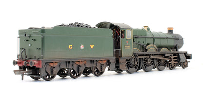 Pre-Owned Hall Class 4920 'Dumbleton Hall' GWR Lined Green Steam Locomotive - Custom Weathered