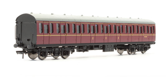Pre-Owned BR Lined Maroon MK1 Suburban Composite Coach 'M41014' - With Fitted Passenger Figures