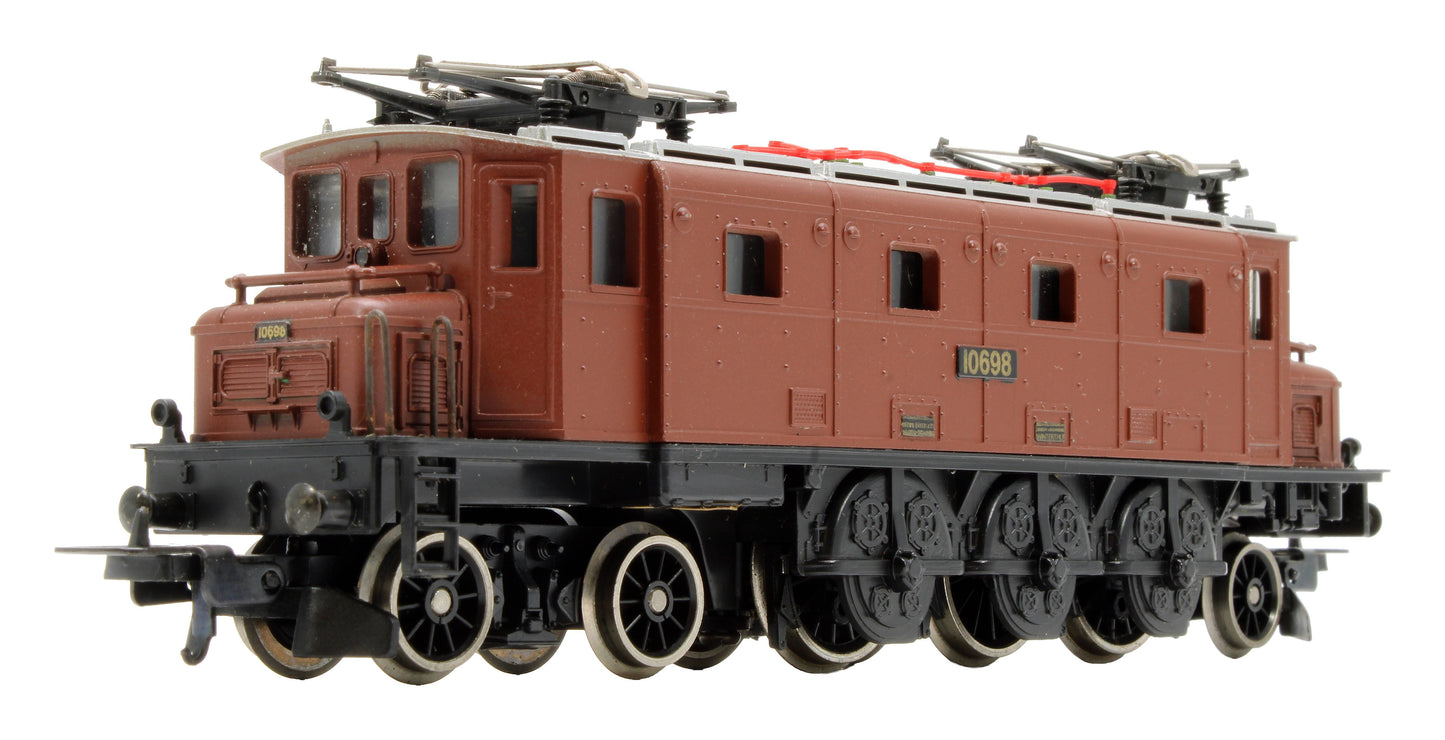 Pre-Owned LIMA 'HO' GAUGE L208118 SBB Brown Class AE 3/6 10698 Electric Locomotive