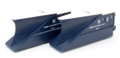 38-641Z Pair of 2 NER Snowploughs 11 & 12 LNER Blue
