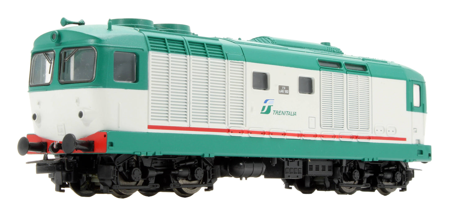Pre-Owned HL2010 TrenItalia Grey & Blue FS Class D445 1052 Diesel Locomotive