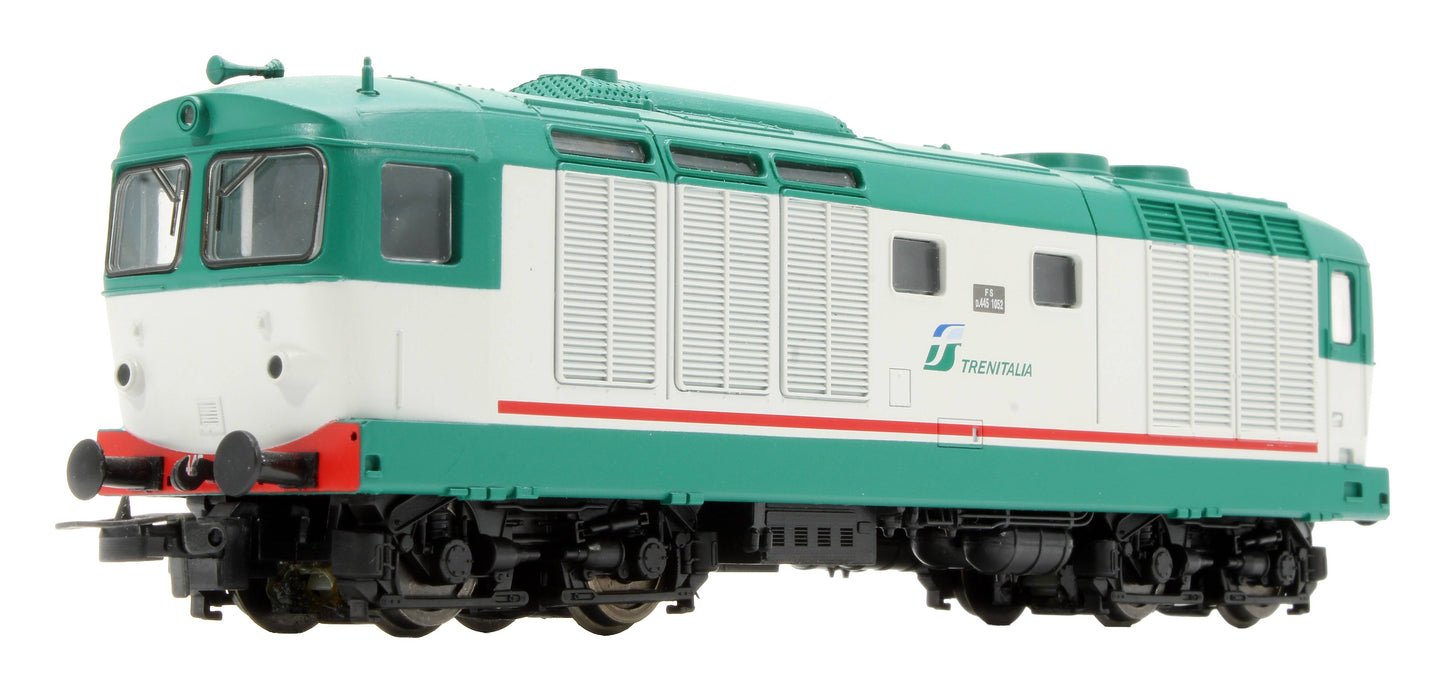 Pre-Owned HL2010 TrenItalia Grey & Blue FS Class D445 1052 Diesel Locomotive