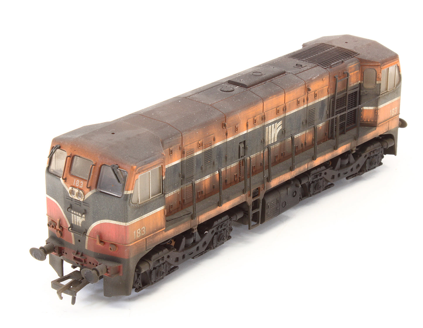 Pre-Owned MM0183 Irish Rail Class 181 'IR' Orange 183 Diesel Locomotive - Custom Weathered