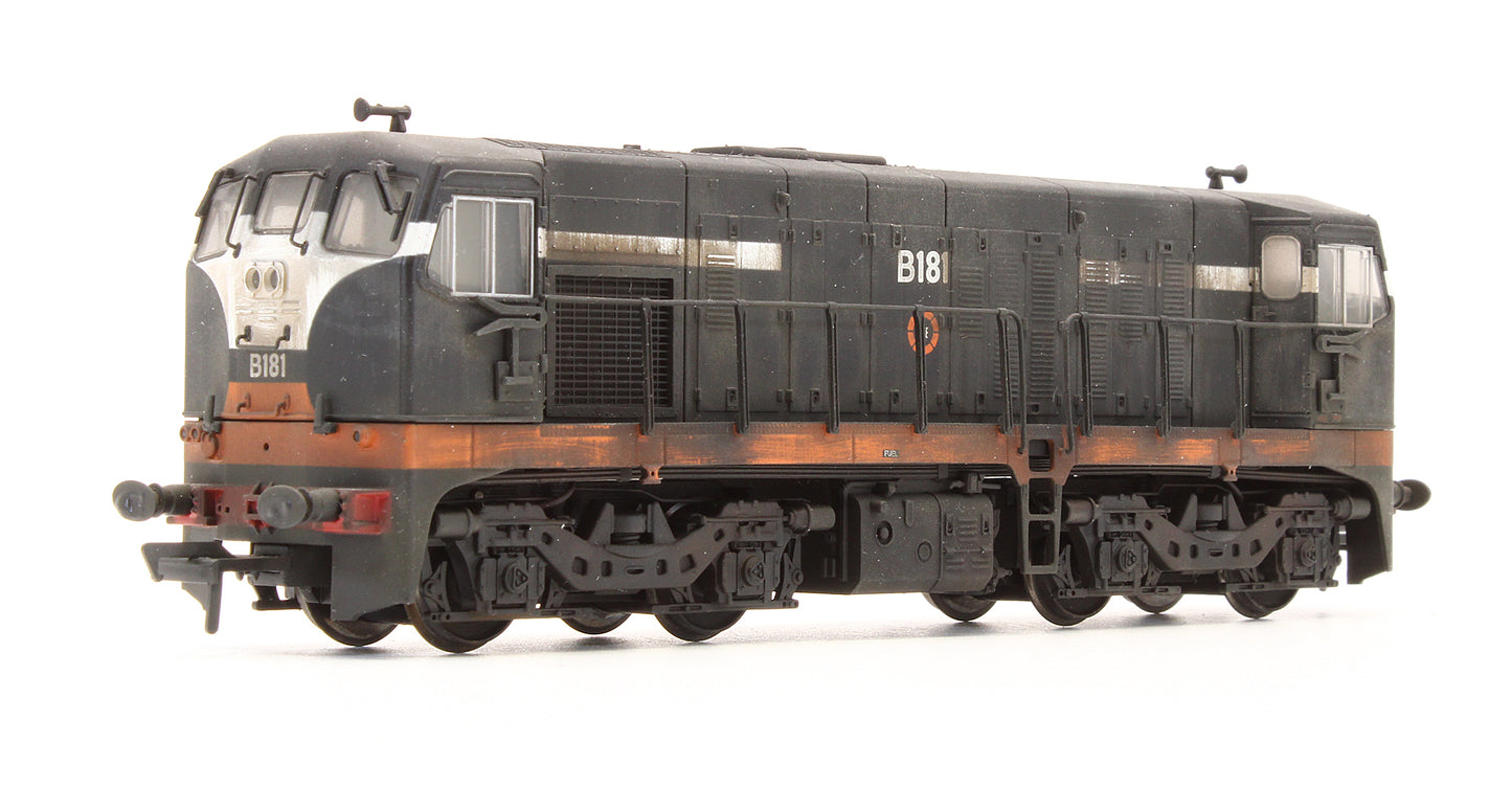 Pre-Owned MM0181 Irish Rail Class 181 'CIE' Black B181 Diesel Locomotive - Custom Weathered