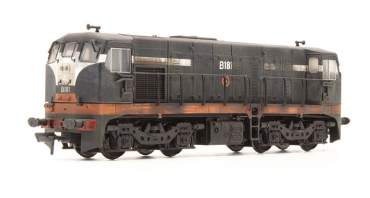 Pre-Owned MM0181 Irish Rail Class 181 'CIE' Black B181 Diesel Locomotive - Custom Weathered