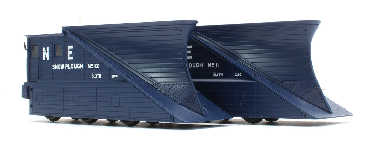 38-641Z Pair of 2 NER Snowploughs 11 & 12 LNER Blue