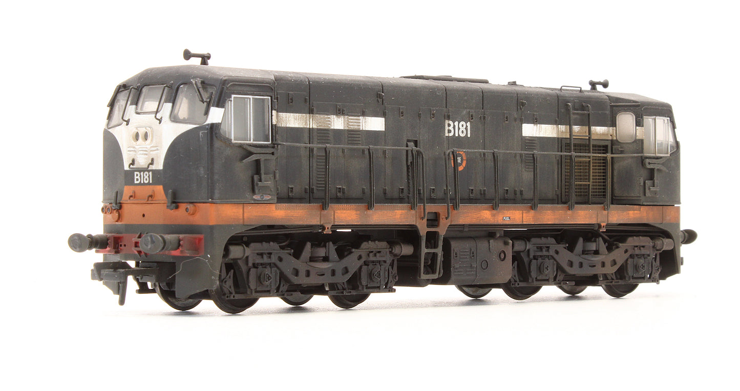 Pre-Owned MM0181 Irish Rail Class 181 'CIE' Black B181 Diesel Locomotive - Custom Weathered