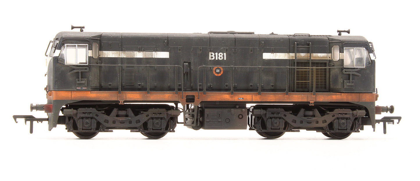 Pre-Owned MM0181 Irish Rail Class 181 'CIE' Black B181 Diesel Locomotive - Custom Weathered