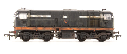 Pre-Owned MM0181 Irish Rail Class 181 'CIE' Black B181 Diesel Locomotive - Custom Weathered
