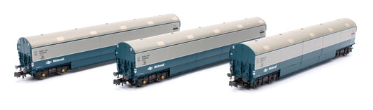 Newton Chambers Car Transporter BR Motorail BR Blue/Grey NVV E96288/289/293E - Pack 3