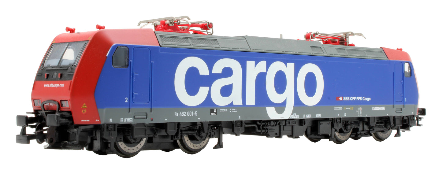Pre-Owned Piko 57431 Class BR185 Electric Loco Of The Swiss SBB in 'Cargo' Red & Blue Livery Epoch V