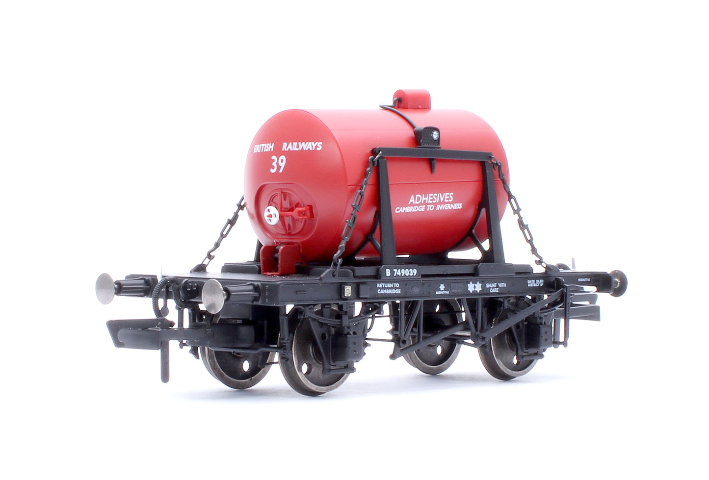 BR Adhesives Demountable Tank Wagon B749039 (Cambridge to Inverness)