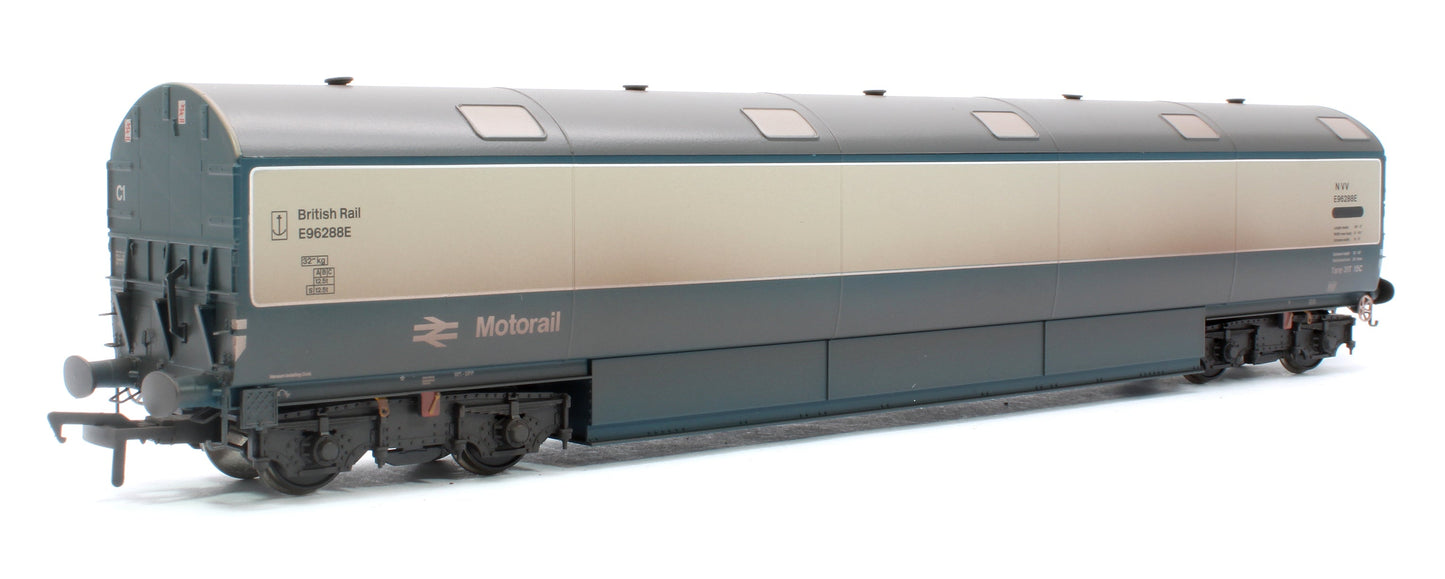 Pre-Owned Newton Chambers Car Transporter BR Motorail BR Blue/Grey NVV E96288/289/293E - Weathered - Pack 3