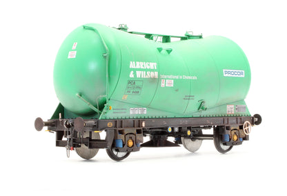 Pre-Owned PCA Tank Wagon PR 9498 Albright & Wilson Green (Procor) - Custom Weathered