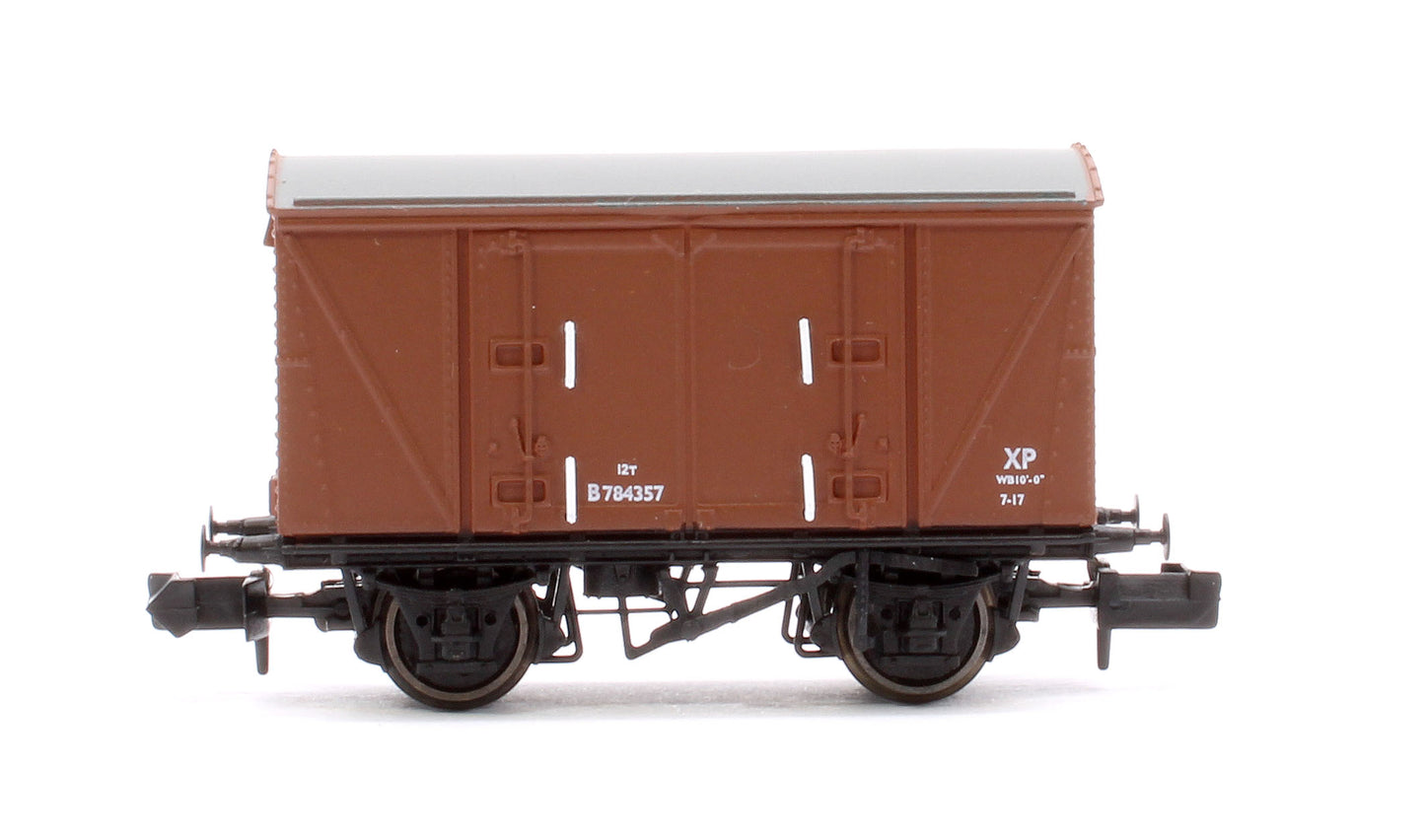 Set of 3 BR 12T Vanwide Ventilated Vans, BR Bauxite (Early)