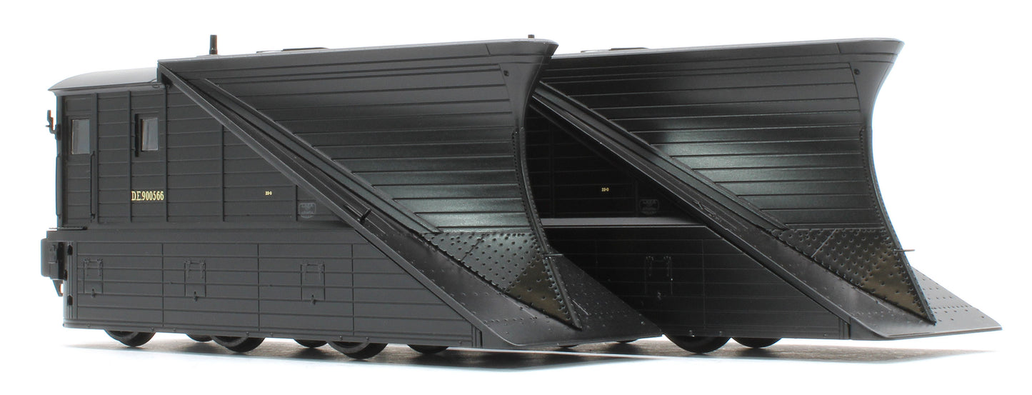 38-642Z Pair of 2 NER Snowploughs DE900565 & DE900566 BR Departmental Black