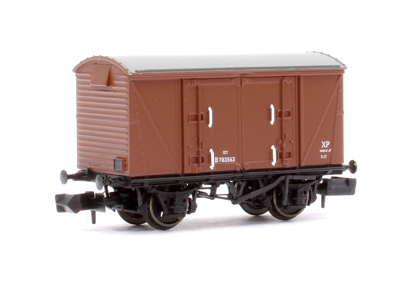 Set of 3 BR 12T Vanwide Ventilated Vans, BR Bauxite (Early)