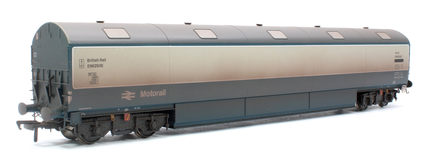 Pre-Owned Newton Chambers Car Transporter BR Motorail BR Blue/Grey NVV E96288/289/293E - Weathered - Pack 3