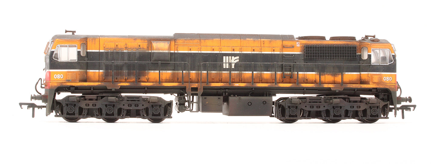 Pre-Owned MM0080 Irish Rail Class 071 Orange / Black 080 Diesel Locomotive - Custom Weathered
