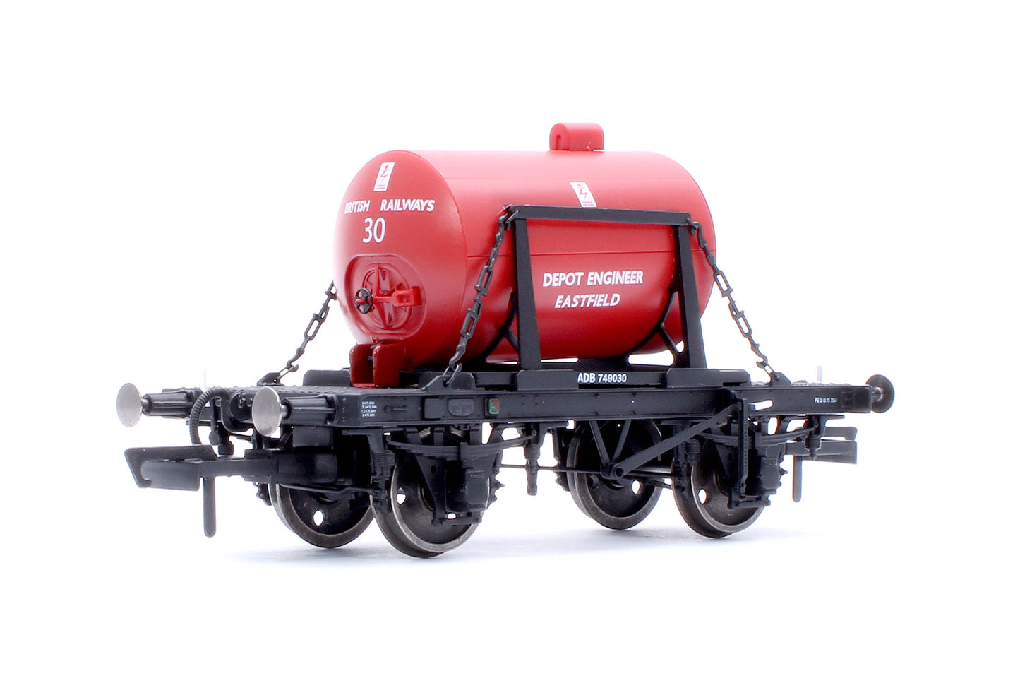 British Railways Eastfield Demountable Tank Wagon ADB749030