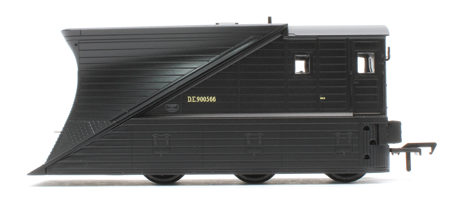 38-642Z Pair of 2 NER Snowploughs DE900565 & DE900566 BR Departmental Black