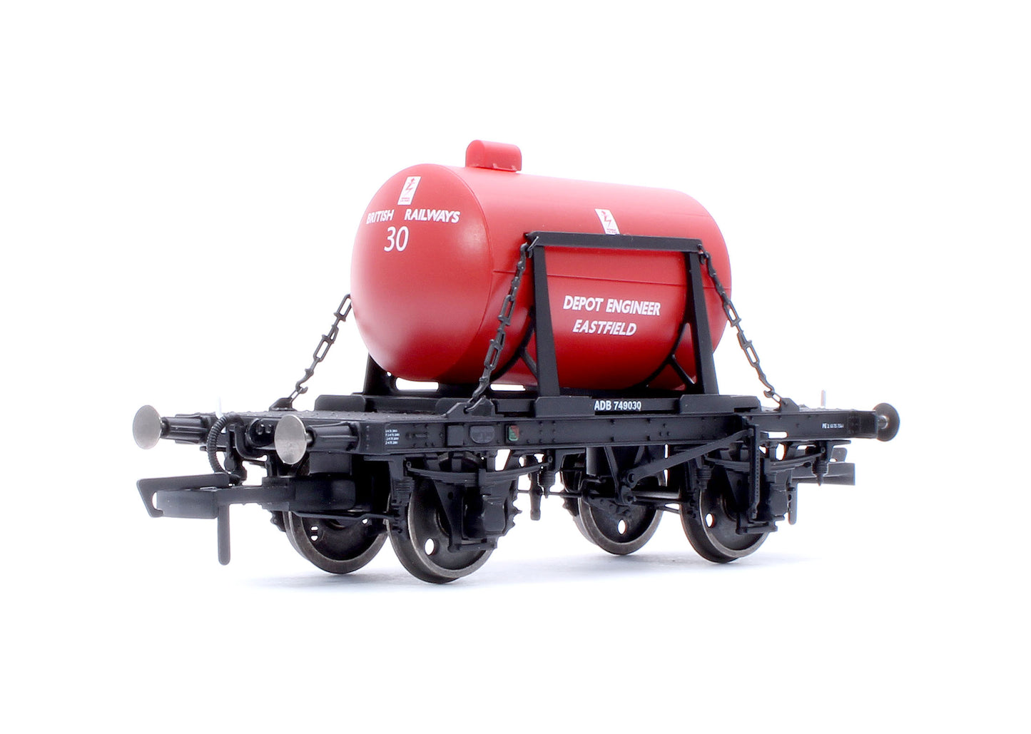 British Railways Eastfield Demountable Tank Wagon ADB749030