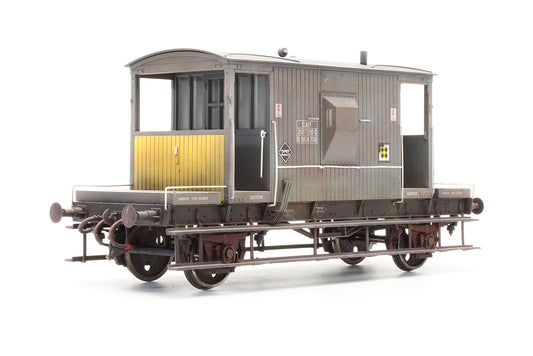Pre-Owned BR 20T Brake Van B954781 Grey Coal Sector CAR - Custom Weathered