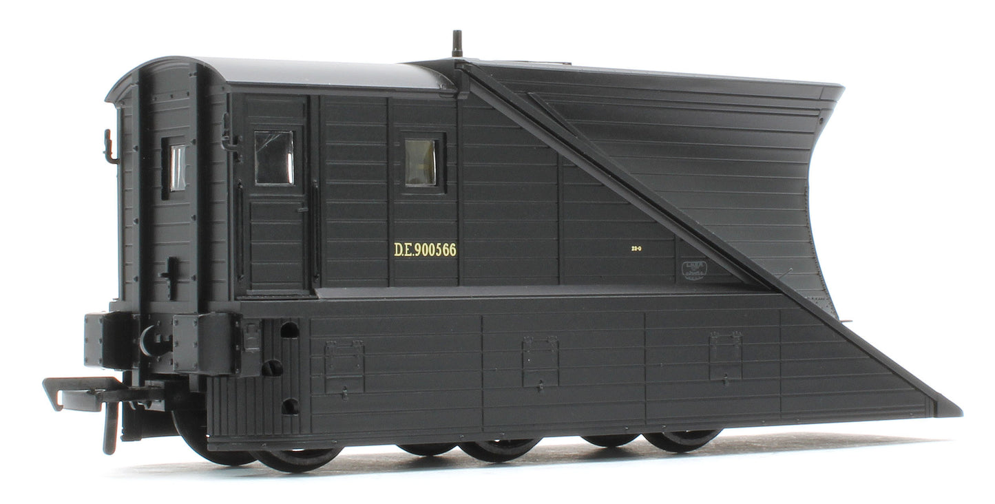 38-642Z Pair of 2 NER Snowploughs DE900565 & DE900566 BR Departmental Black