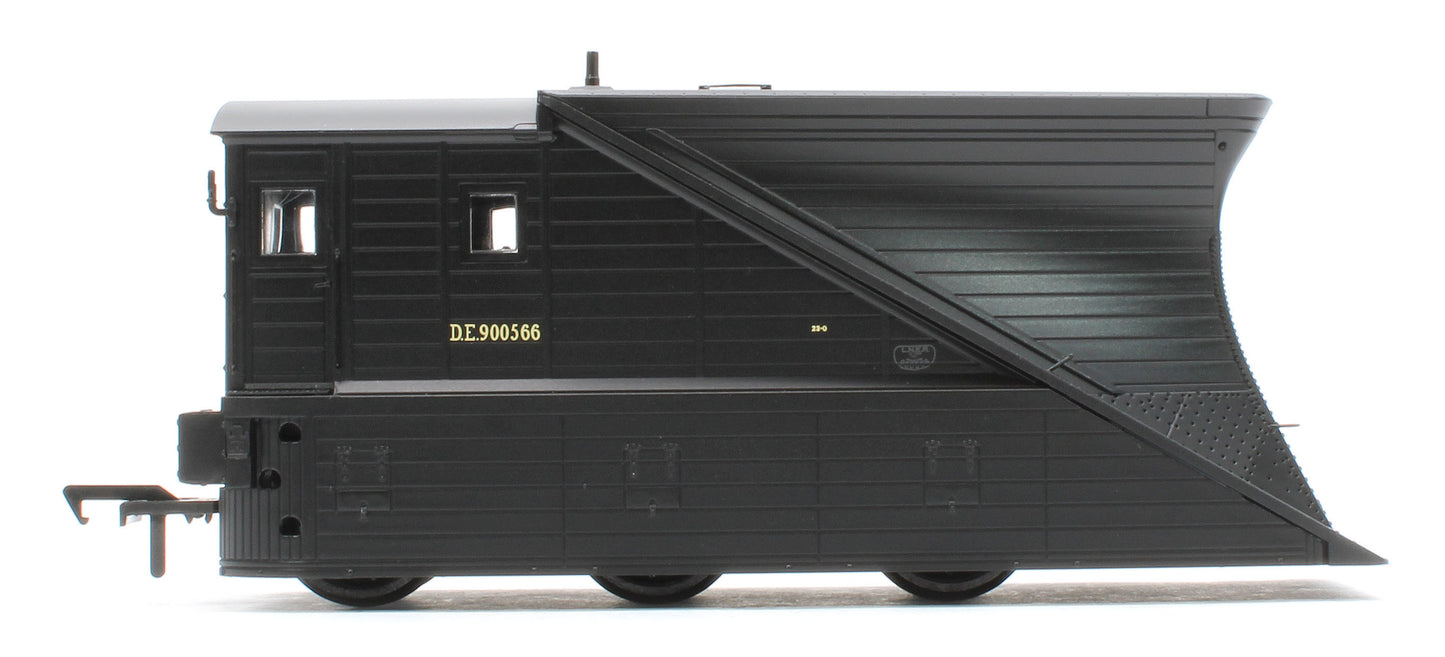 38-642Z Pair of 2 NER Snowploughs DE900565 & DE900566 BR Departmental Black