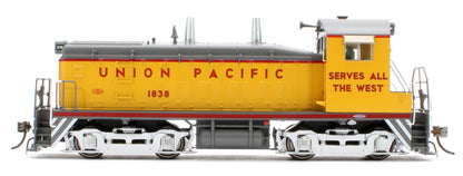 027096 HO EMD SW9 (DC/Silent): Union Pacific - As Delivered Slogan: #1838