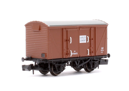 Set of 3 BR 12T Vanwide Ventilated Vans, BR Bauxite (Early) Earle's Cement