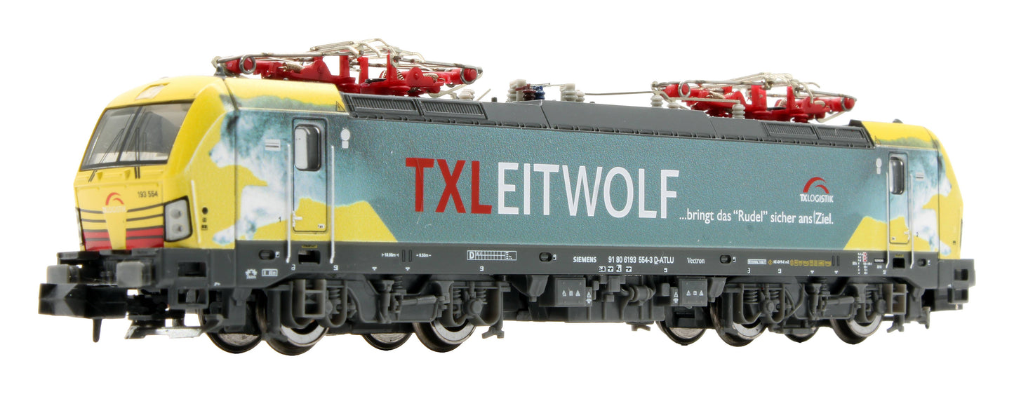 Pre-Owned H2986 Vectron TXL BR 193 554 In Leitwof Livery Epoch VI Electric Locomotive