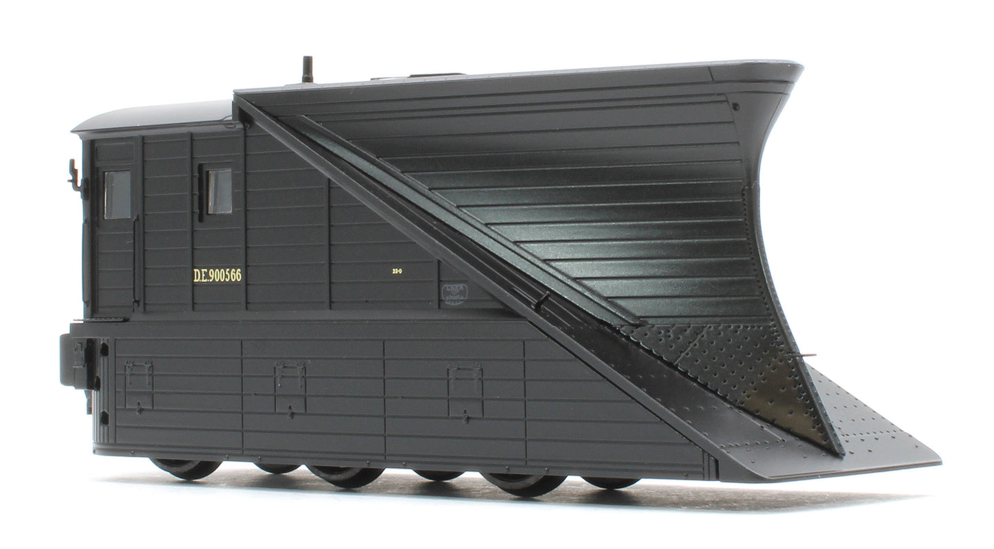 38-642Z Pair of 2 NER Snowploughs DE900565 & DE900566 BR Departmental Black