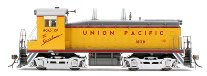 027096 HO EMD SW9 (DC/Silent): Union Pacific - As Delivered Slogan: #1838
